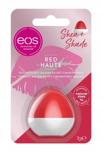 Balsam do ust, EOS, Red Haute, Shea Shade Waga 7 g