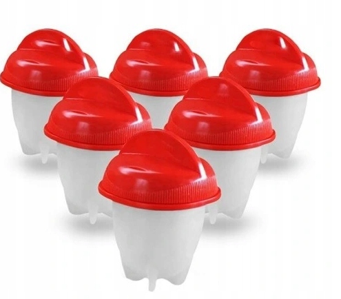 POJEMNIKI DO GOTOWANIA JAJEK ZESTAW BEZ SKORUPEK Kolor dominujący wielokolorowy