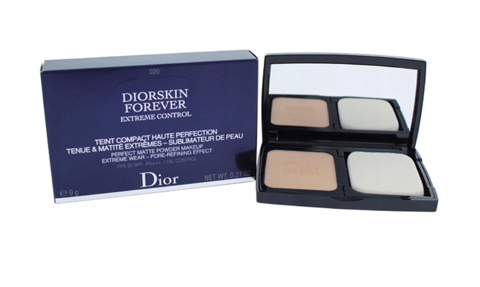 Dior Diorskin Forever Extreme Control puder w kompakcie 020 Light Beige