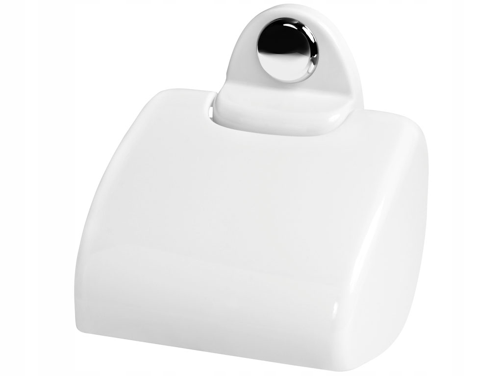 SANDRA BISK UCHWYT WC Z KLAPKĄ BIAŁY 23402