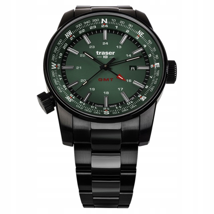 Zegarek Męski Traser TS-109525 czarny bransoleta