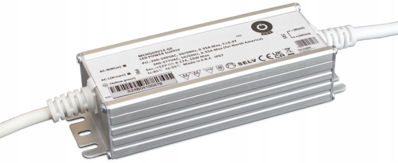 Zasilacz Stałonapięciowy Do Taśm Pasków Lamp Led 12V 50W Pfc IP67 Pos Power