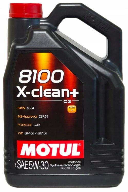 Olej Motul 5W-30 8100 X-clean+ C3 5L