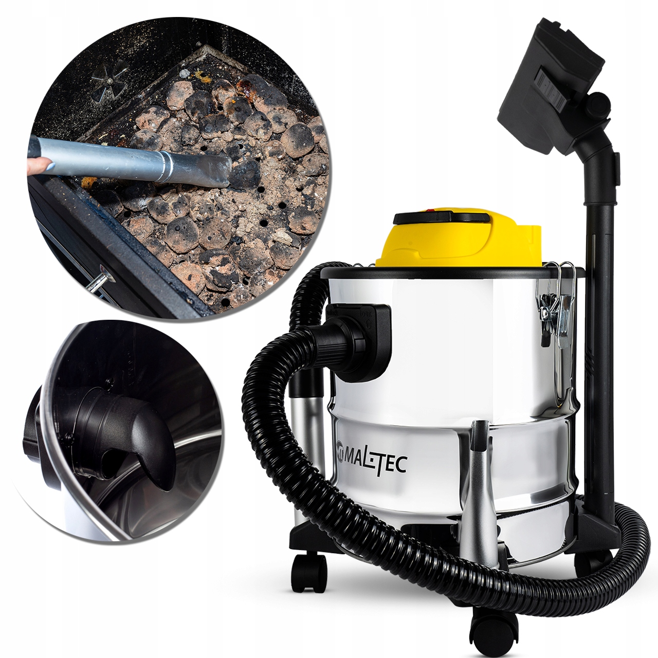 ODKURZACZ do POPIOŁU KOMINKOWY PRZEMYSŁOWY 2000W Kod producenta ML2500-ASH-INDUSTRIAL