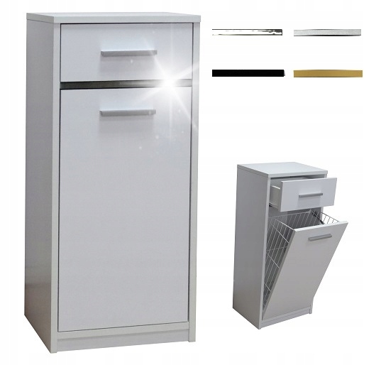SZAFKA ŁAZIENKOWA STOJĄCA Z KOSZ. szer.40cm P 814K
