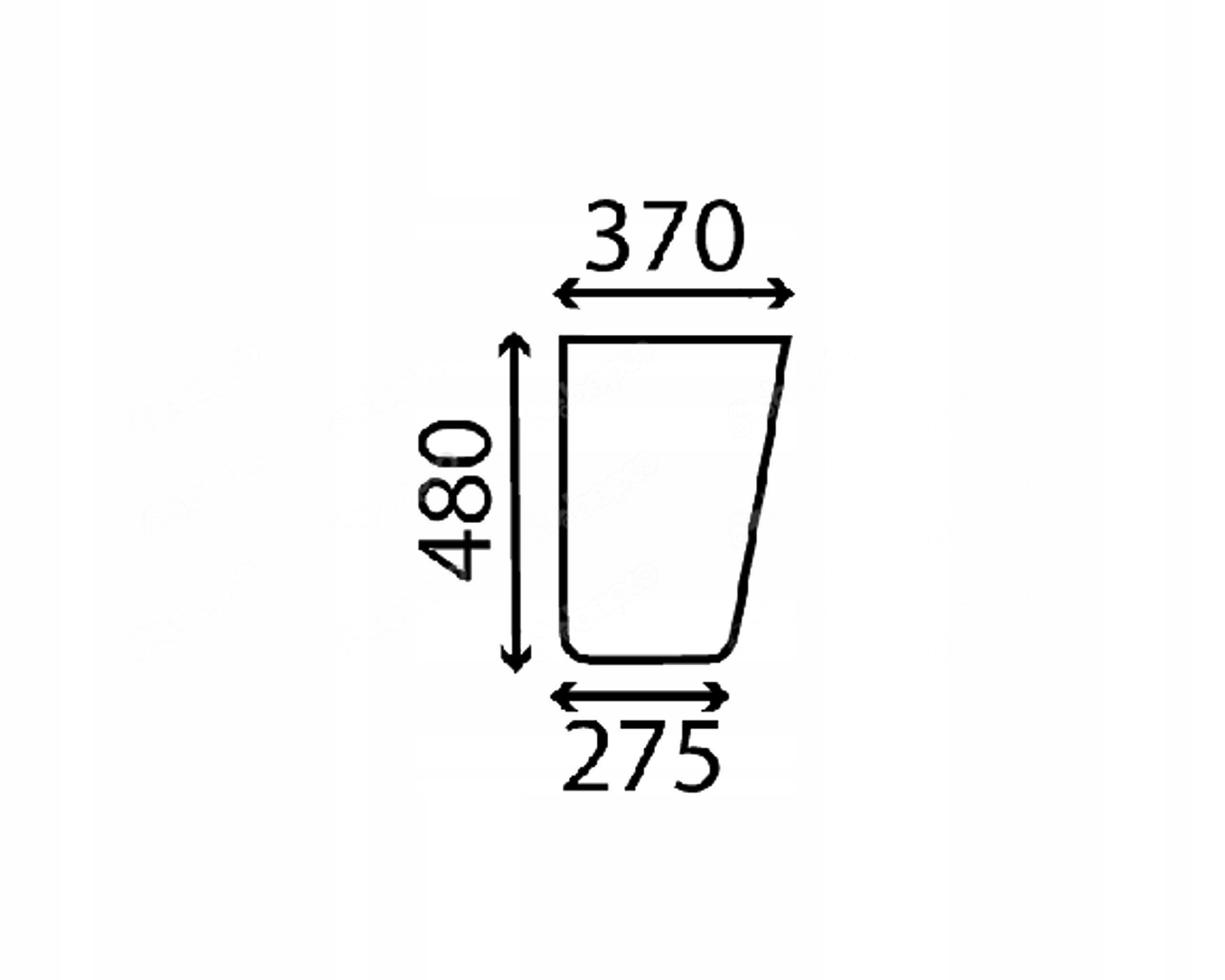 sklo Case série 46 a 55 přední spodní 3226347R1