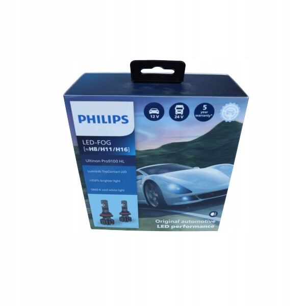 Žiarovka Ultinon PRO9100 Led Fog 5800K +350% 2 Kusy Philips