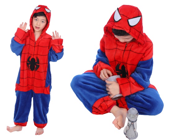 DETSKÉ PYŽAMO SPIDERMAN PAVÚK KYGURUMI 140