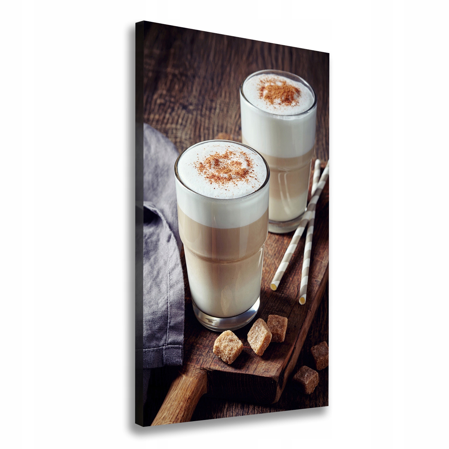 

Foto obraz na płótnie do salonu Kawa latte 70x140