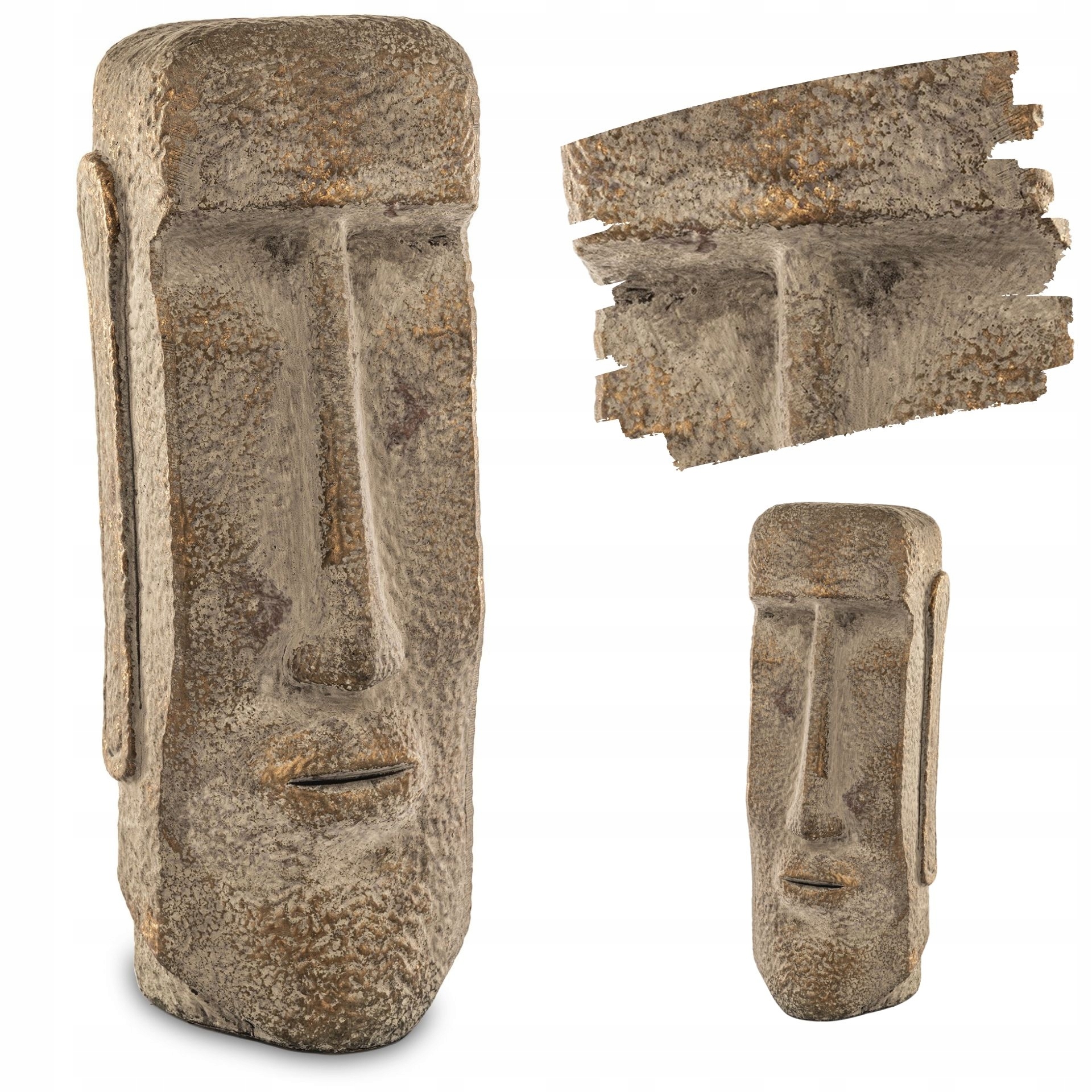 

Figurka Ozdoba Ceramiczna Głowa Posąg Moai Duży 40