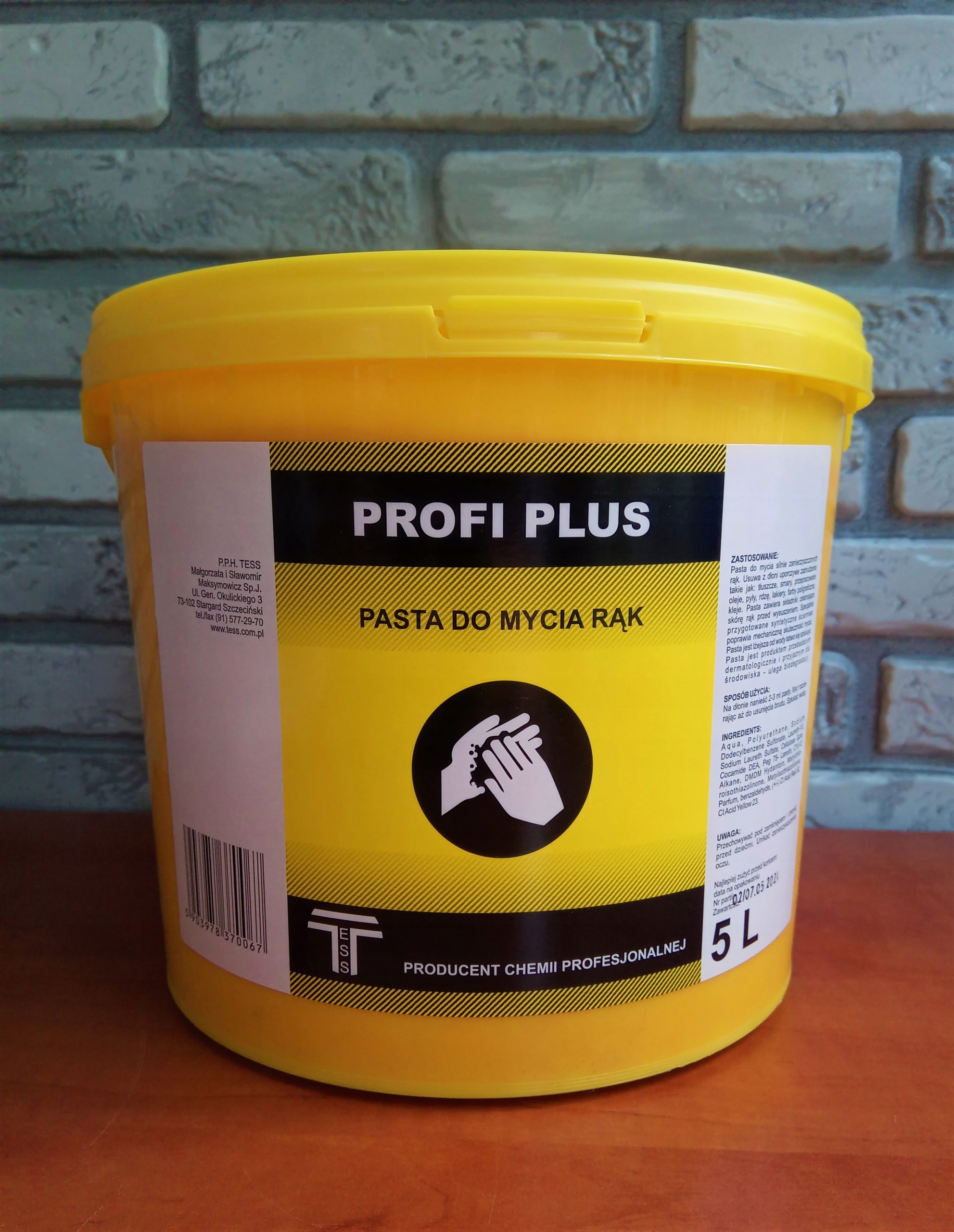 

Pasta Warsztat do mycia rąk Profi Plus Różowa 5 L