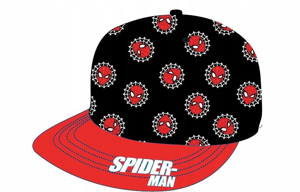 

Czapka z Daszkiem Spiderman 52 Czarna