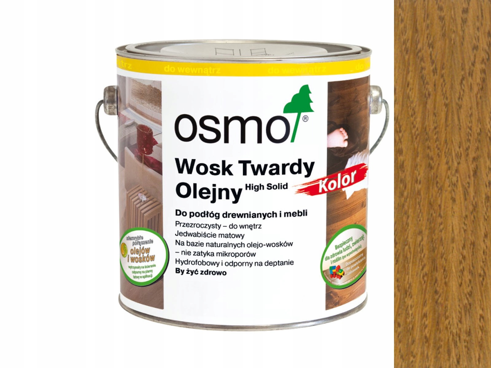 Tvrdý Vosk Olejový Osmo 0.75L jantar 3072