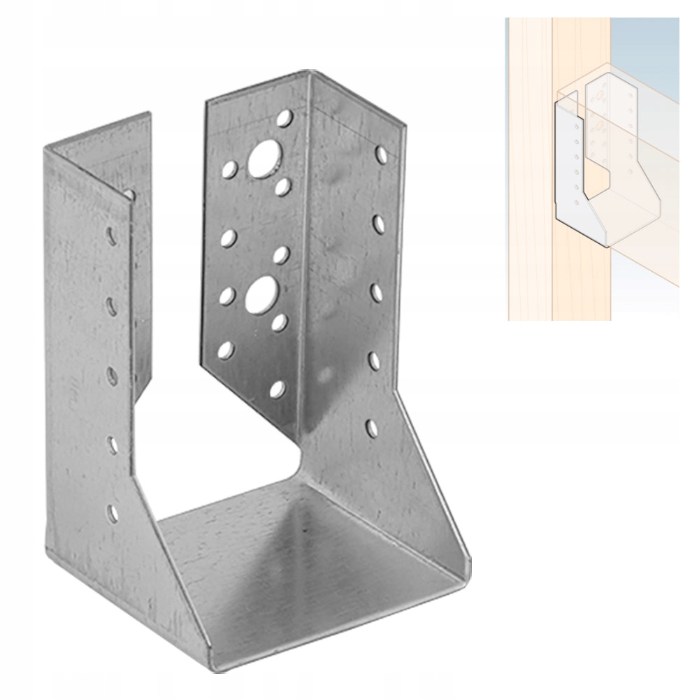 

WBZ26 Wieszak Belki Zagięty Łącznik 80x120 Atest