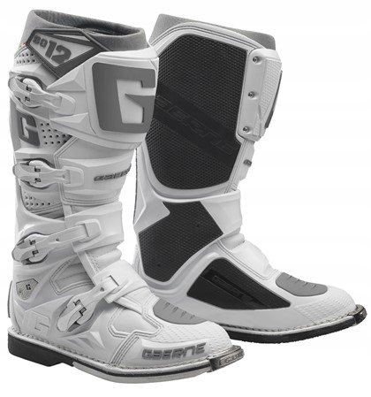 Motocyklové topánky Gaerne SG-12 biele veľ 45