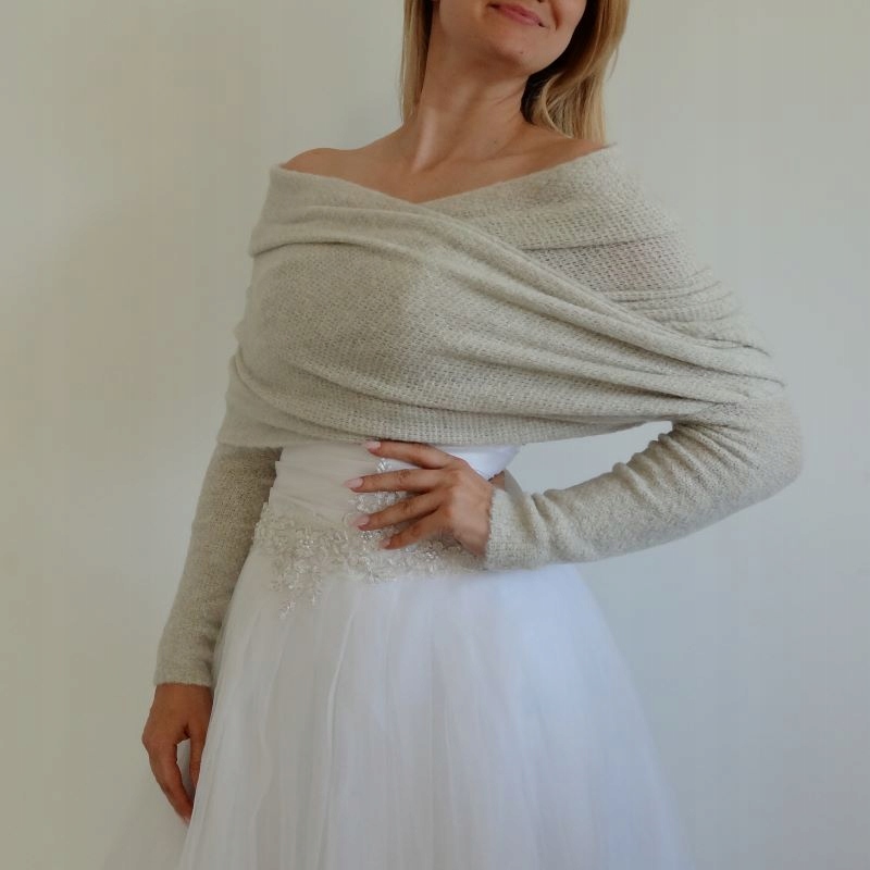 Sweterek Ola Beżowy, S Marka inny