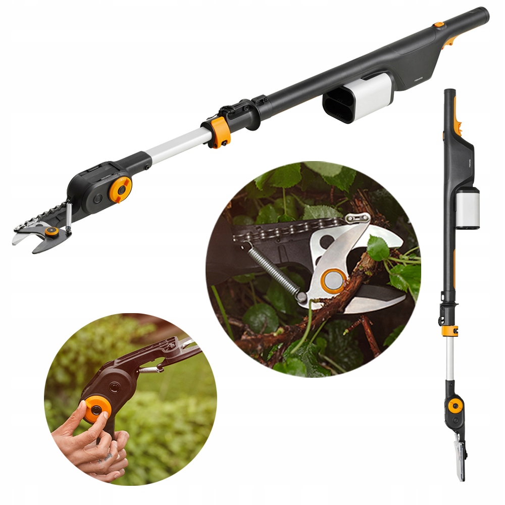 Akumulátorové elektrické nožnice Fiskars 170 cm 12V