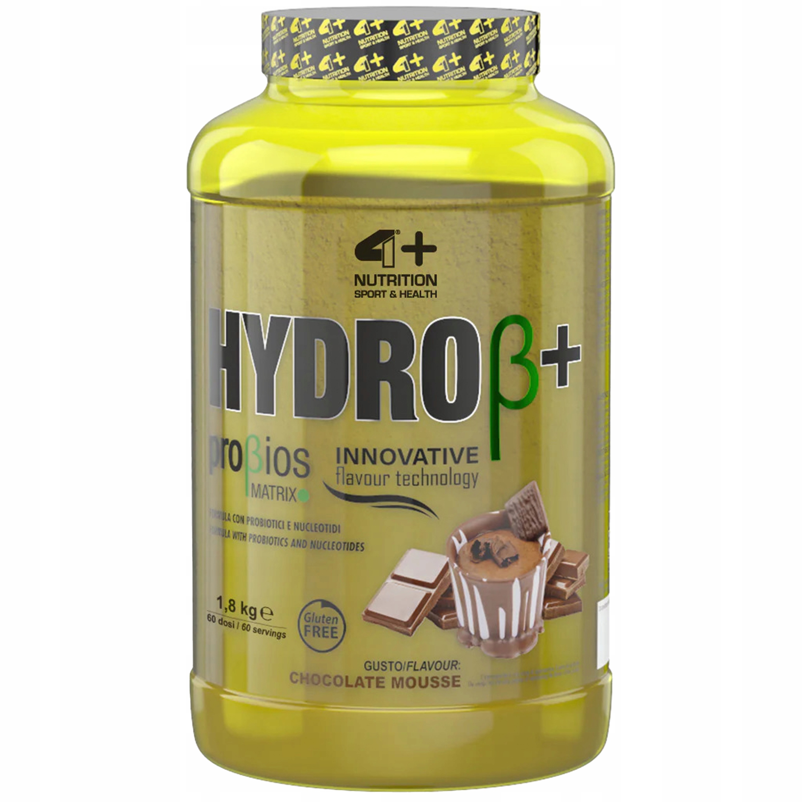 Protein Hydrolyzát Wph 2000 g 4+ Nutrition Probiotikum Čokoláda