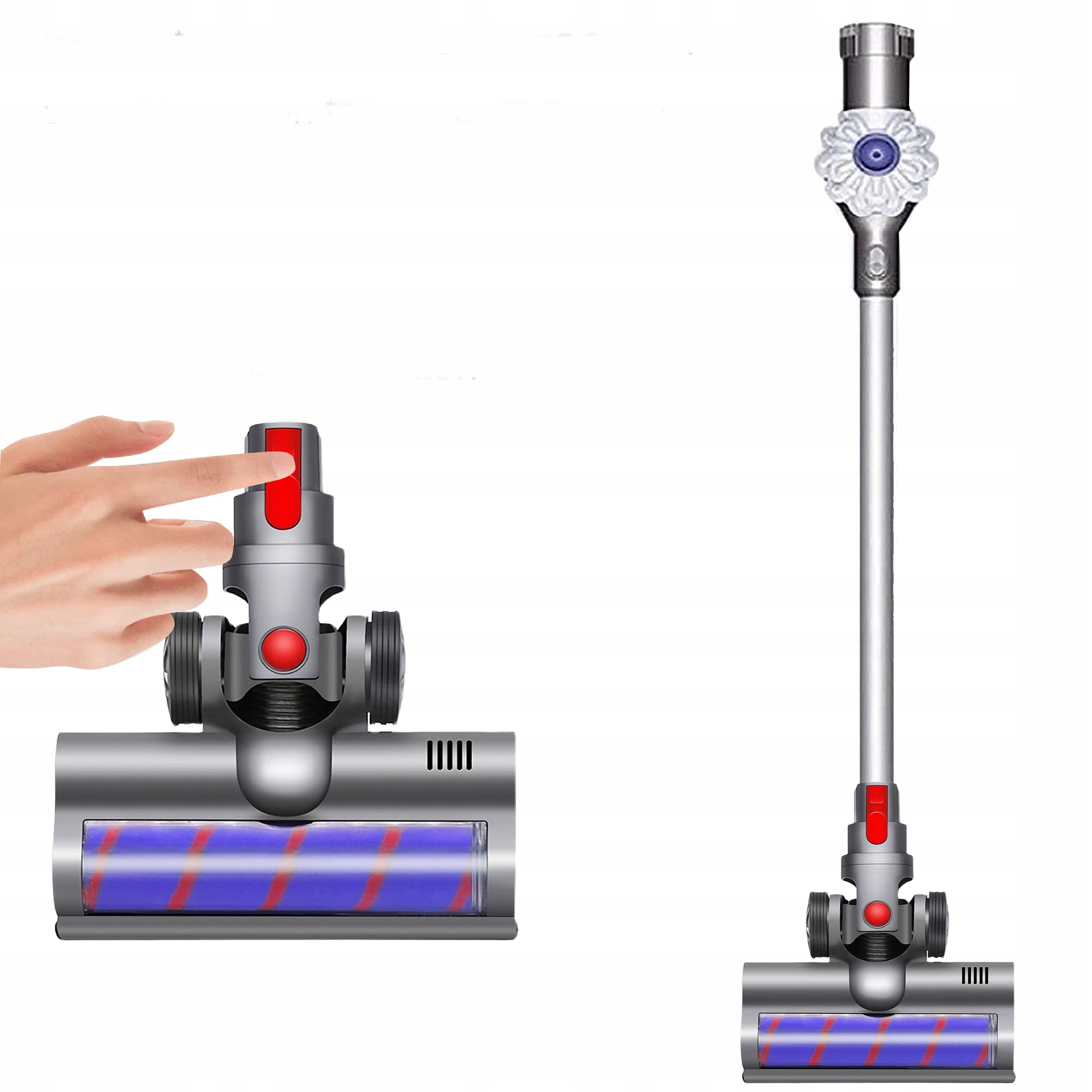 Elektrická Kartáčová Hlava Pro Dyson V7 V8 V10 V11 Na Koberce A Podlahy