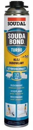Soudal Rýchly Lepiaca Pena Lepidlo Na Penu Soudabond Easy Turbo 750ml
