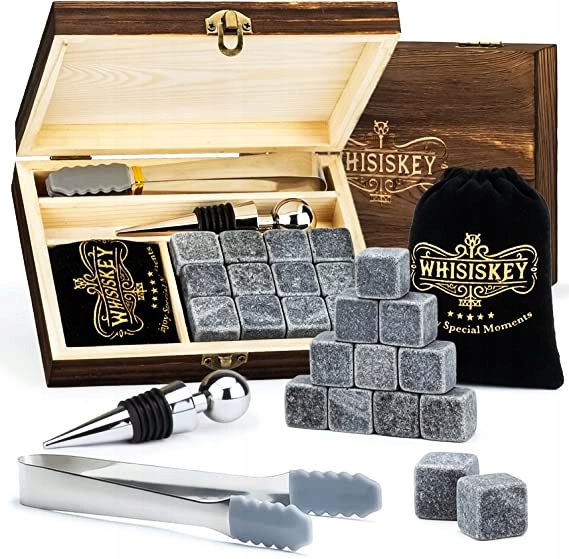 

Zestaw Kamienie Do Whisky Kostki Stones Akcesoria