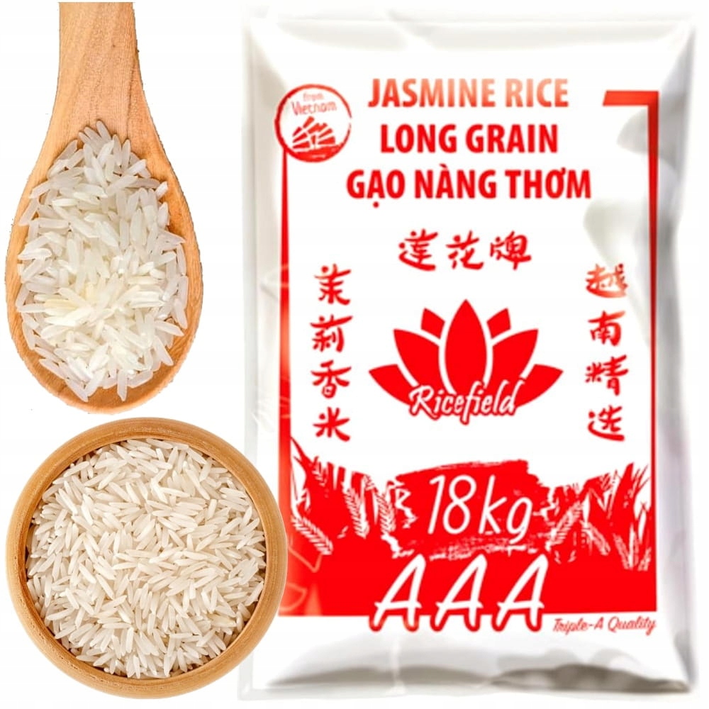 Levně Jasmínová rýže dlouhozrnná vysoká třída Aaa velká pro gastronomii 18 kg