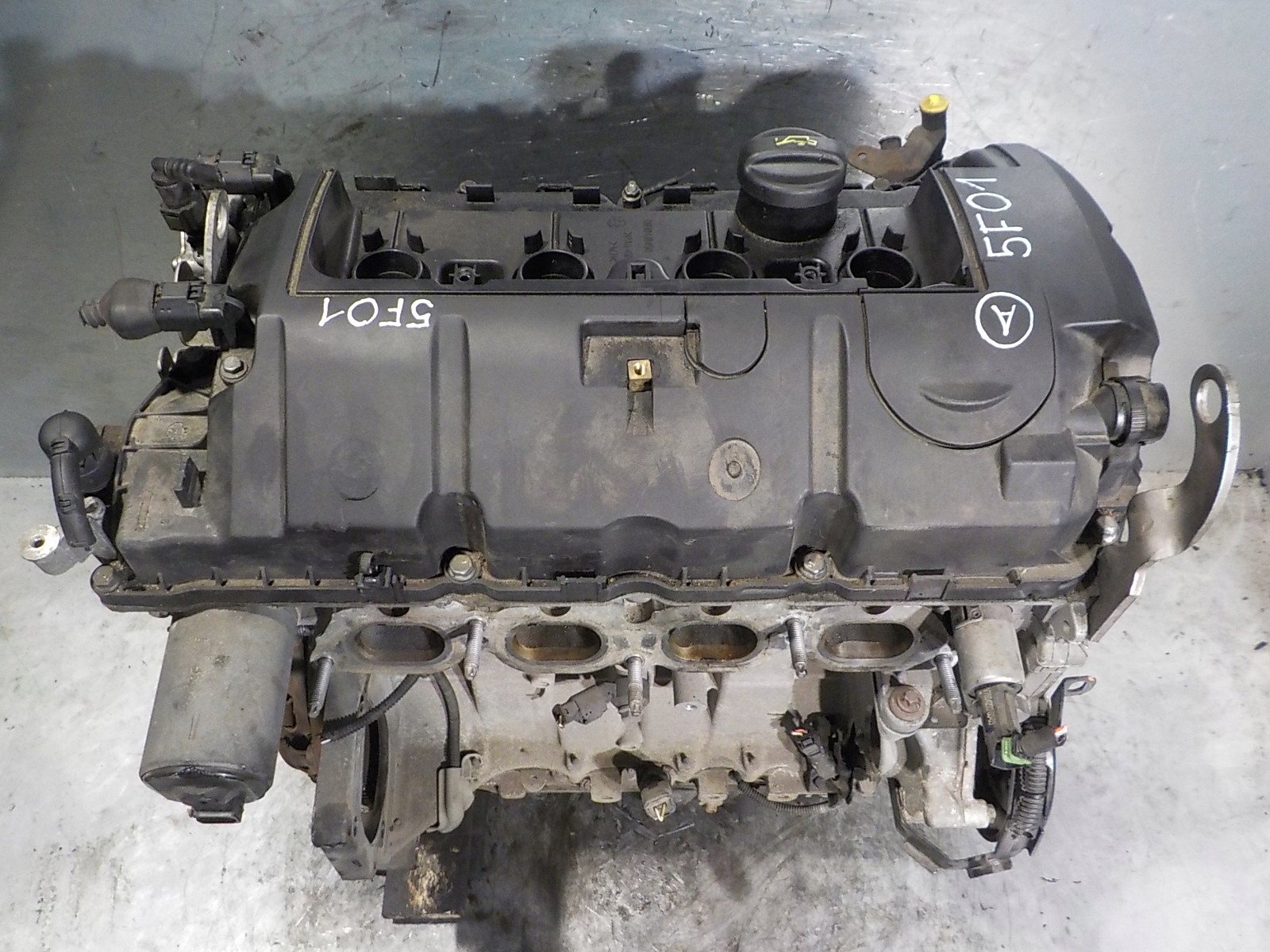 PEUGEOT 3008 CITROEN motor 1.6 VTI 120 KM 5F01 kilometerstand 73 tsd.
