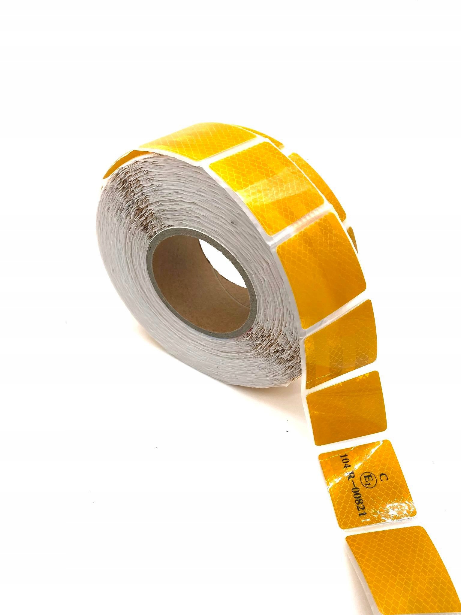 Самоклеящаяся светоотражающая лента квадраты 5x5 рулон