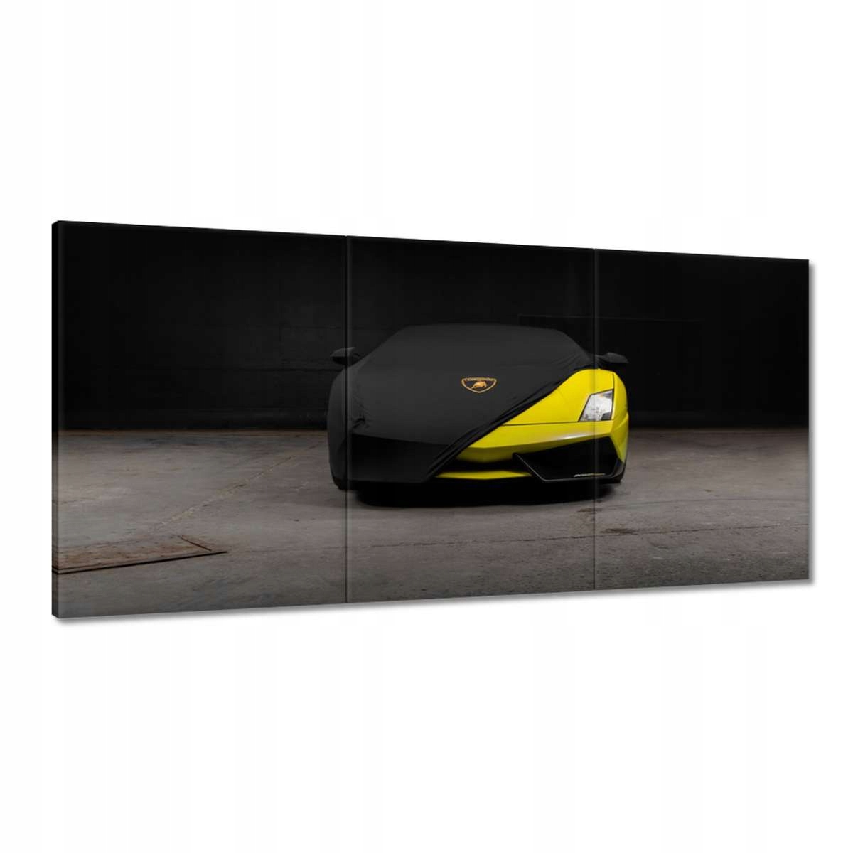Obrazy 180x90 Žlté športové auto