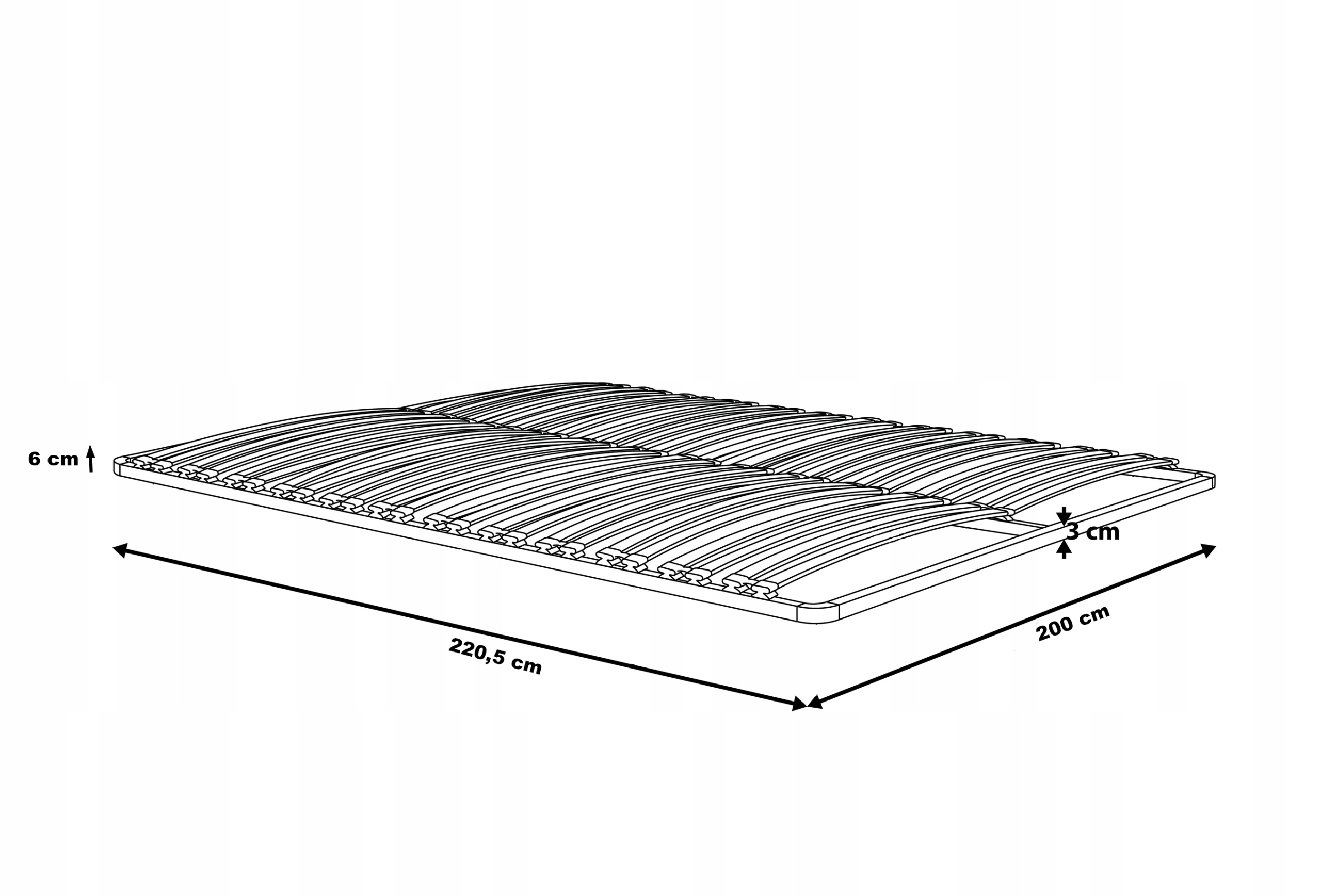 висувна стійка металева ліжко вставка 200x220 стан оригінальна упаковка
