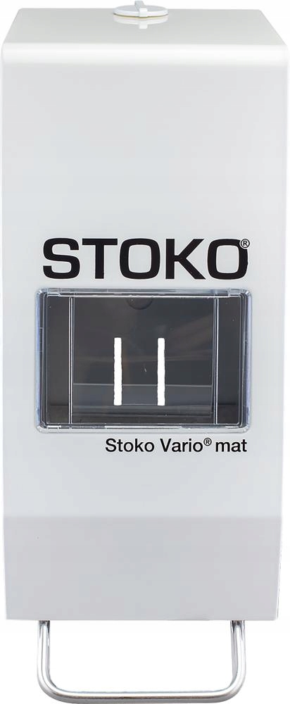 Nástenný dávkovač Stoko Vario matný pre dávkovacie systémy 1 a 2 l (V) (a)