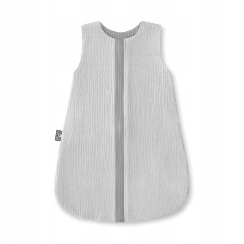Dwustronny Śpiworek Muślinowy (0-4m) Dark Grey - Sleepee Rozmiar 0