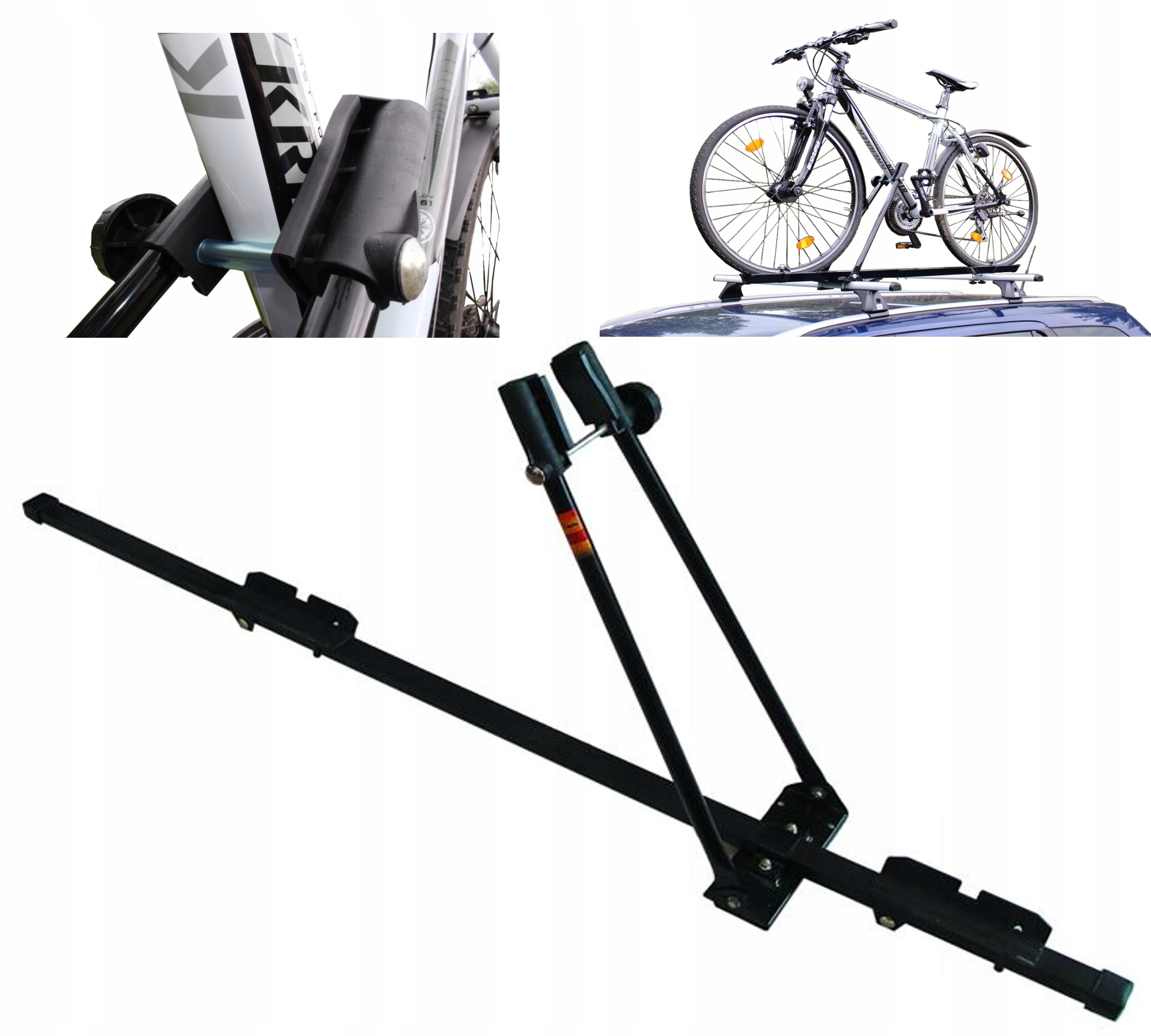 MOCNY UCHWYT ROWEROWY BAGAZNIK NA DACH ROWER AMOS