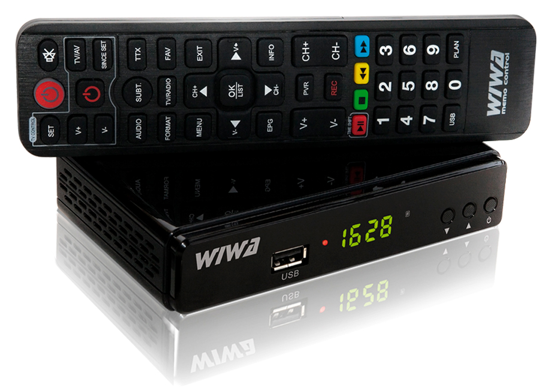 

Dekoder Tuner Telewizja Naziemna DVB-T2 Wiwa H.265