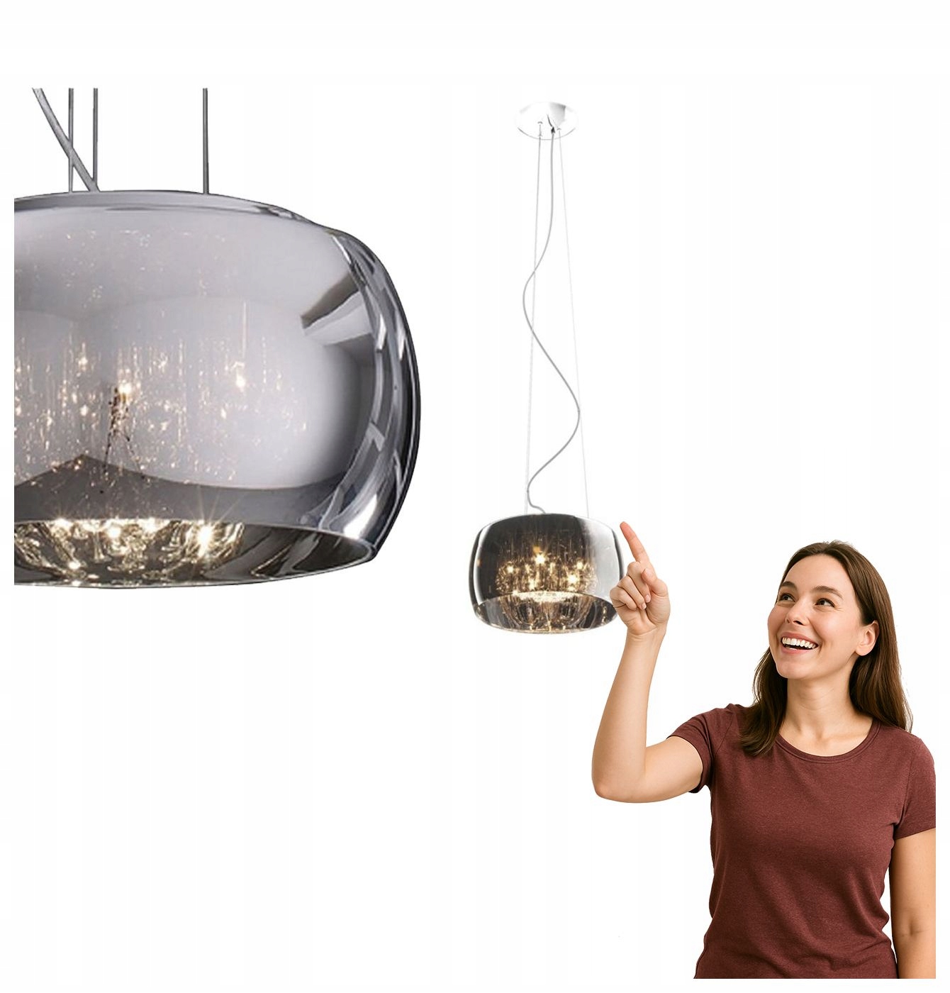 Závesné svietidlo Crystal P0076-05L-F4FZ Zuma Line