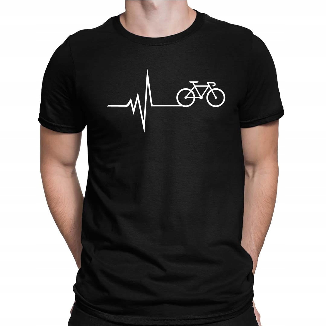 

Koszulka Męska T-shirt Rower Linia Życia
