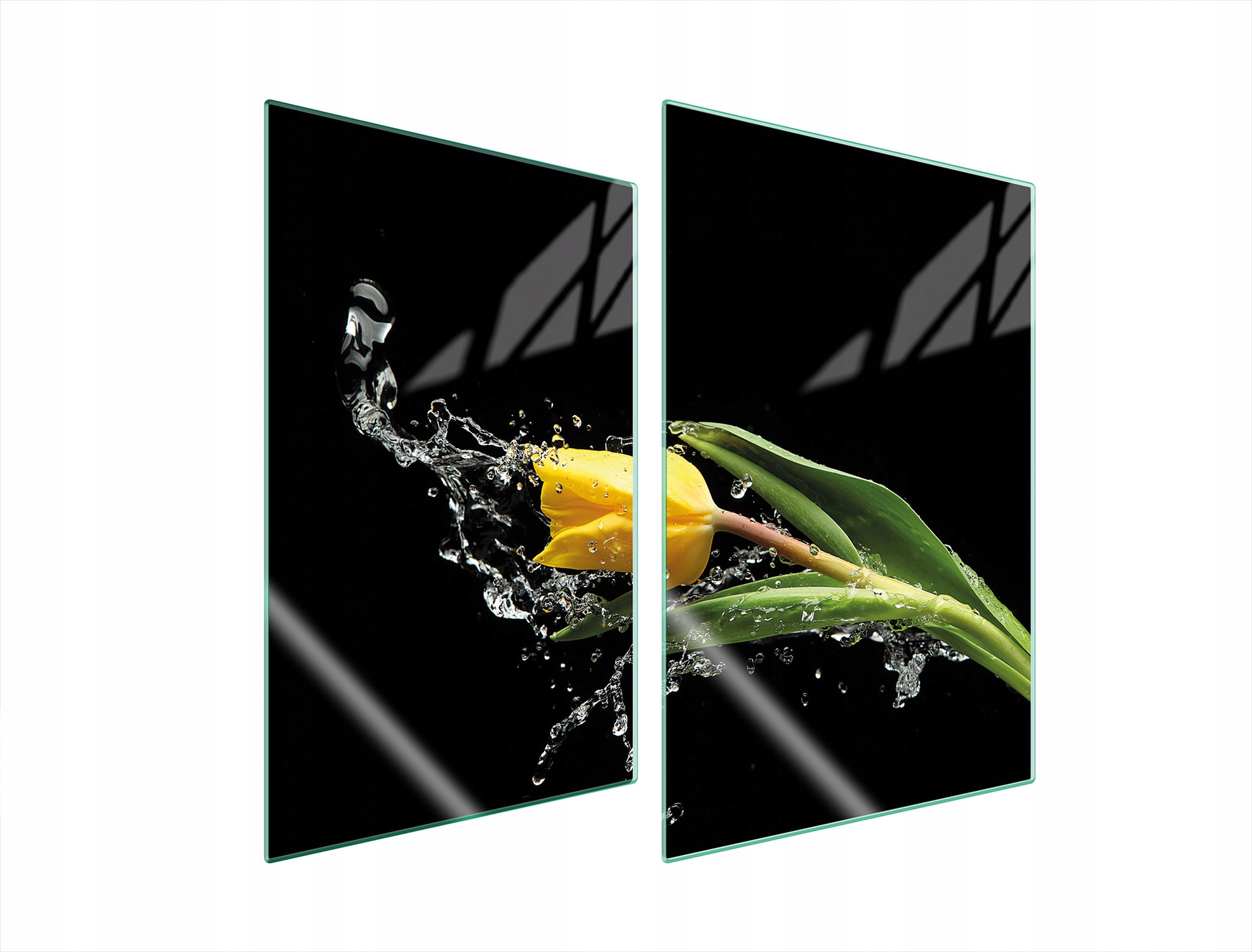 Skleněná Ochranná Deska Do Kuchyně 2x35x52 Tulipán Tvrzené Sklo