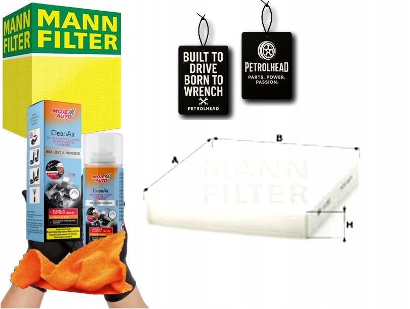 Kabinový Filtr Bmw 5 F10 5 F11 5 Gran Turismo F07 6 F12 #Petrolhead Pro+ Kit9