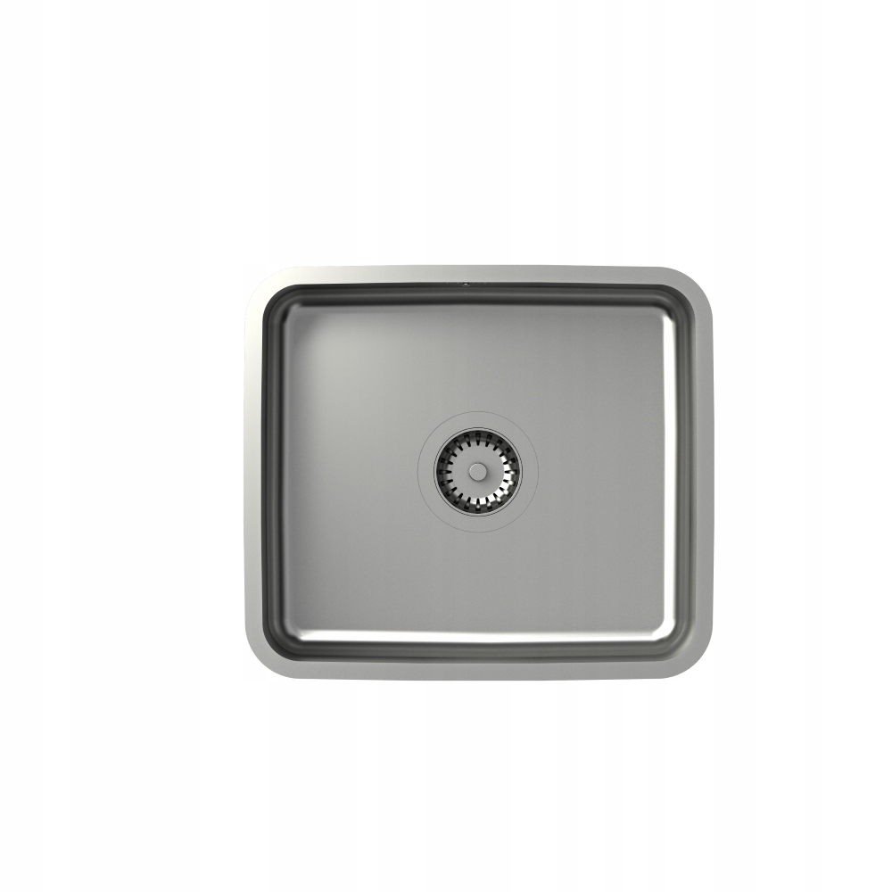 Quadron Nicolas oceľový závesný SteelQ Nano Pvd strieborný 40x35 cm sifón