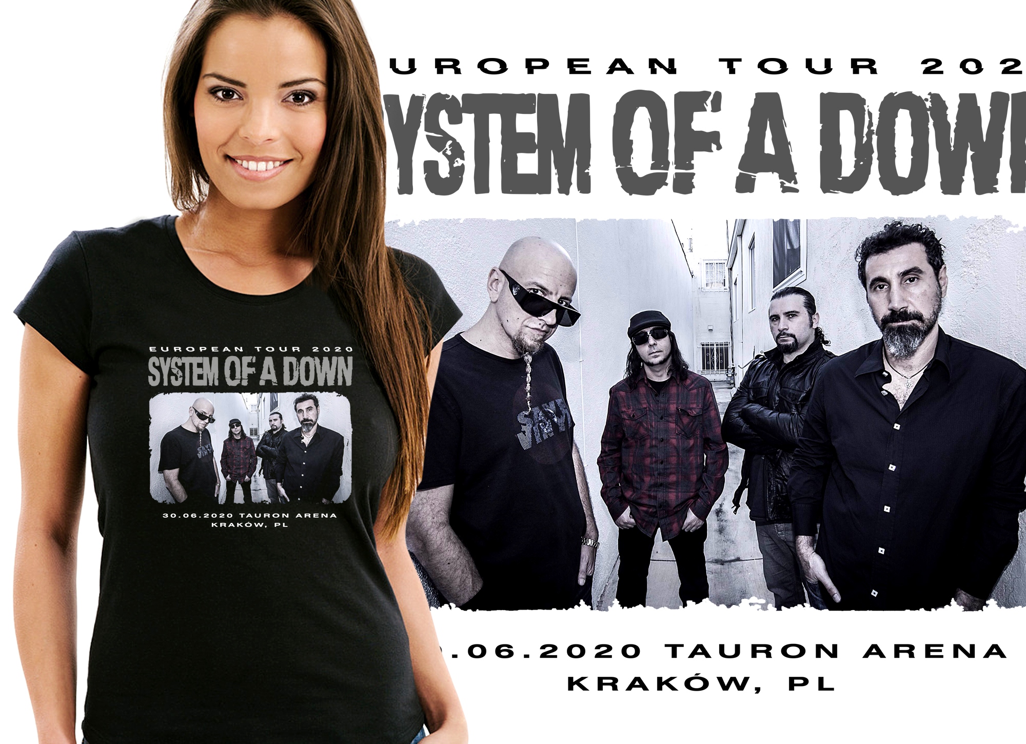 

System Of A Down Soad 2020 Koszulka Damska XL