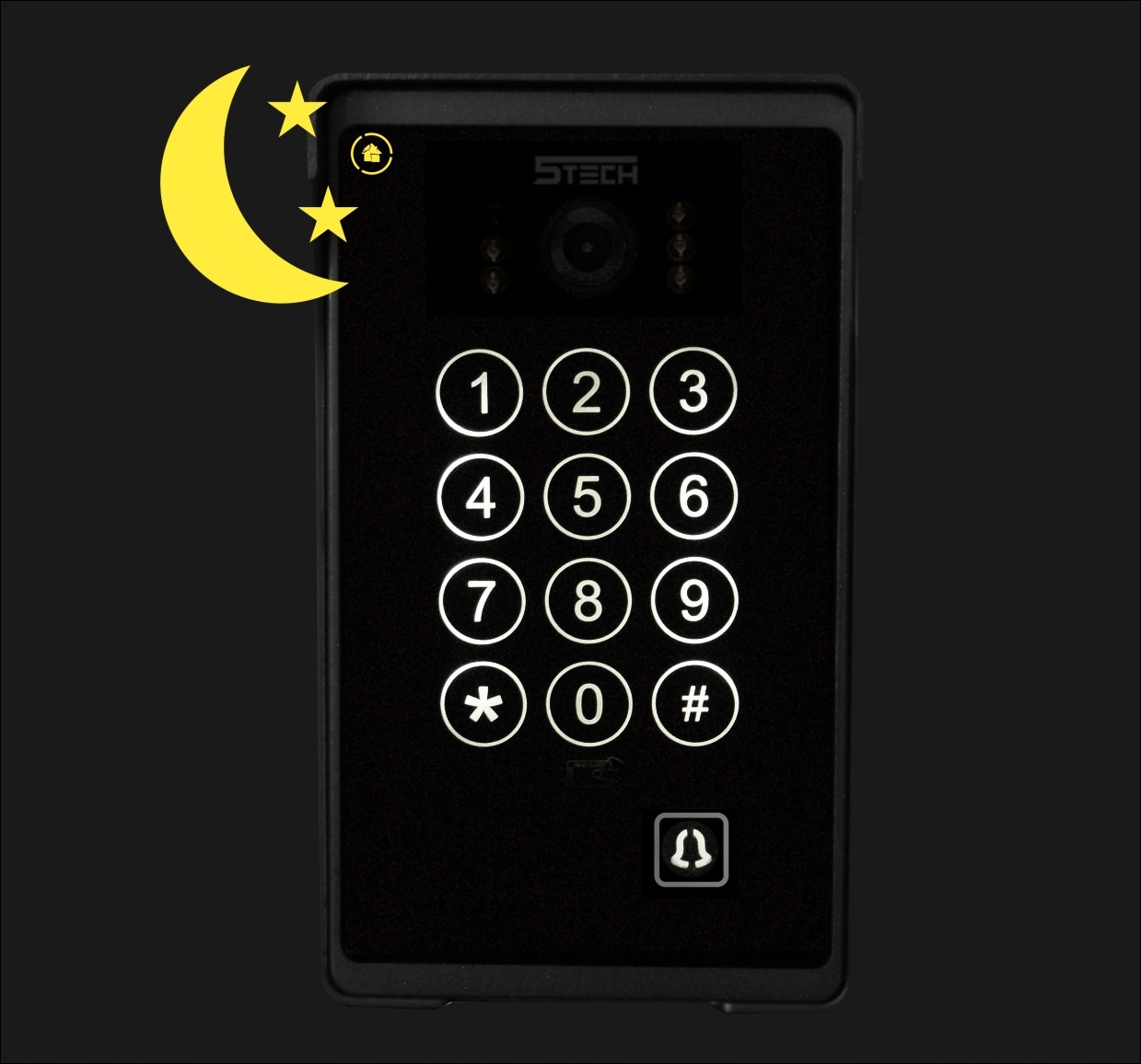 Wideodomofon WiFi 2 monitory 7'' biały 5TECH Rodzaj domofonu Jednorodzinny