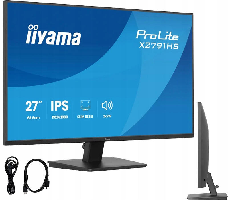 Monitor iiyama ProLite X2791HS-B1 27 Ips Led 1ms 120Hz /hdmi, DisplayPort/