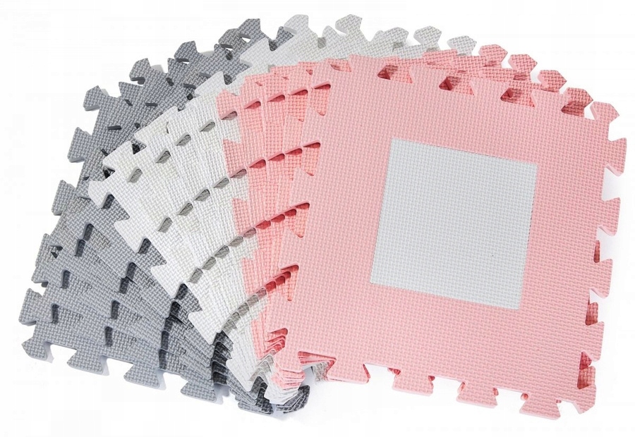 Mata Piankowa PUZZLE Dla Dzieci 150x150 cm MOBY Materiał pianka