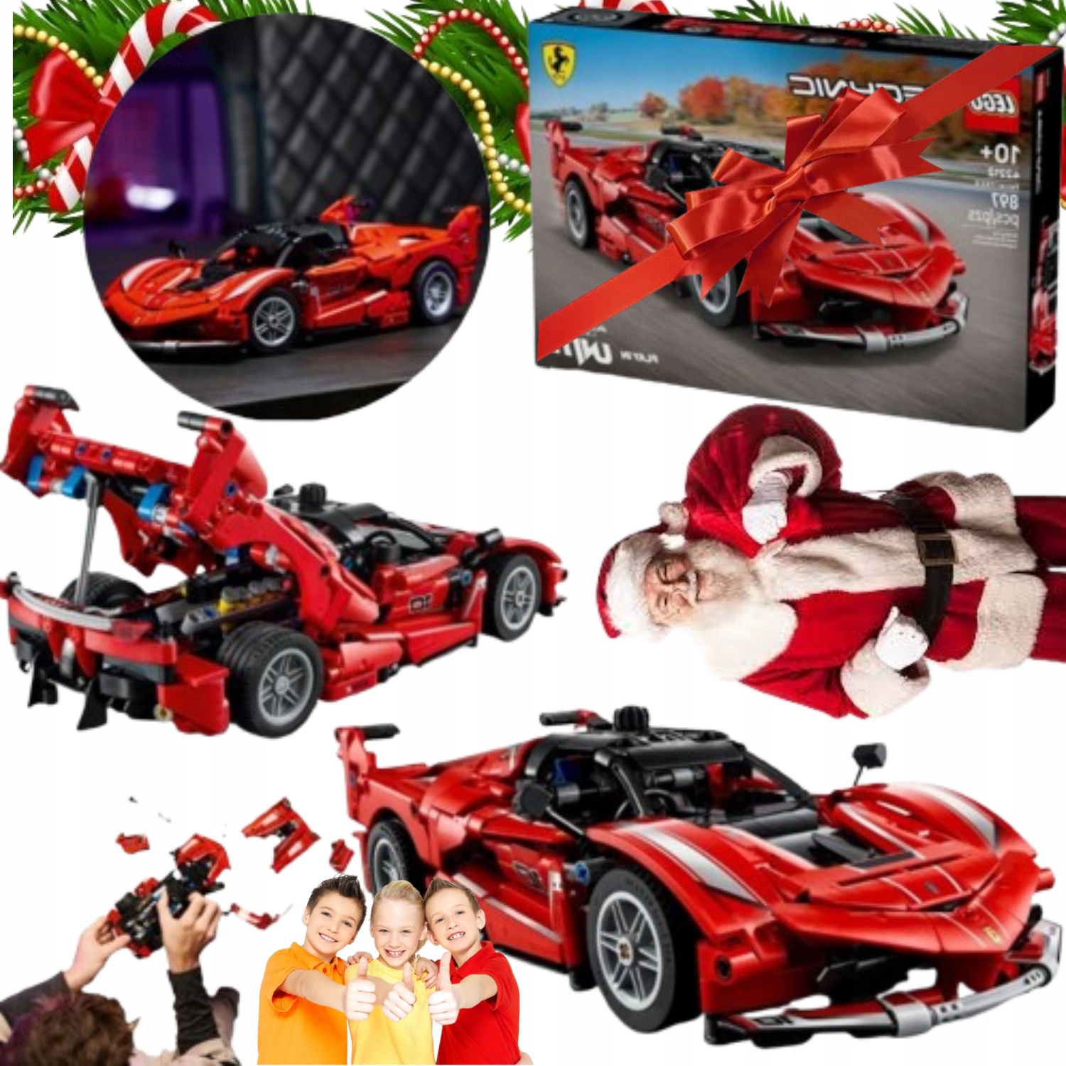 Lego Technic 42212 Ferrari Fxx K Klocki Realistyczny Supersamochód Zestaw