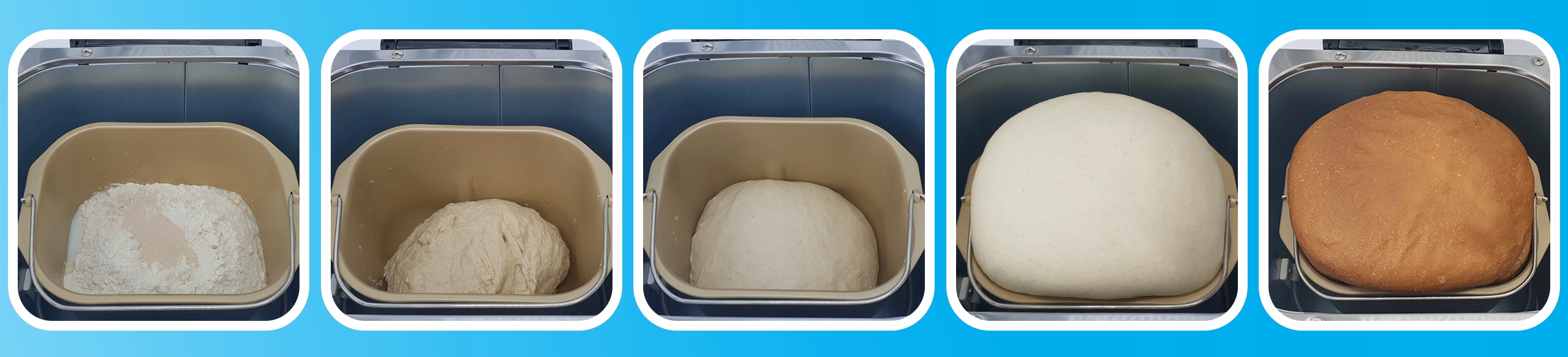 Automat do pieczywa Wypiekacz chleba Yoer INOX +Przepisy +19 programów+LODY Materiał obudowy metal szkło