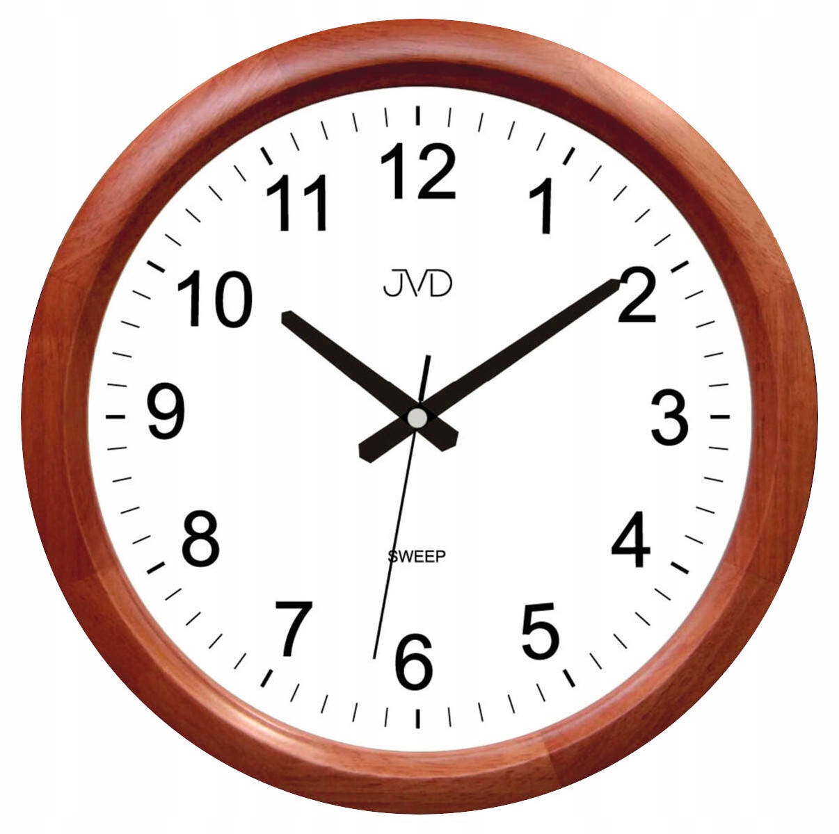 Čitateľné Drevené Tiché Nástenné Hodiny 34 cm NS801