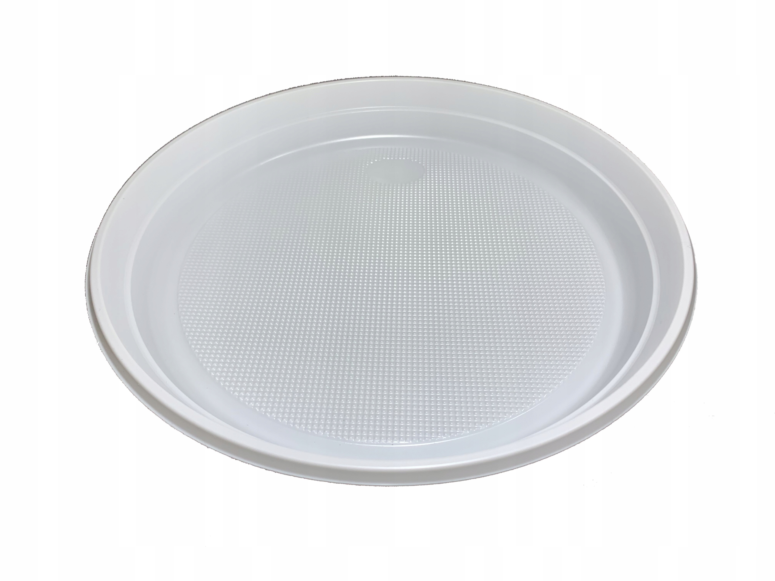 

Talerz jednorazowy plastikowy biały 100 sztuk