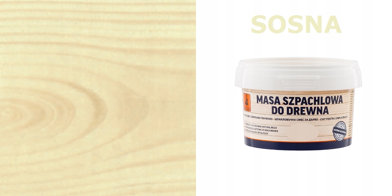 Masa szpachlowa do drewna Dragon 250g SOSNA