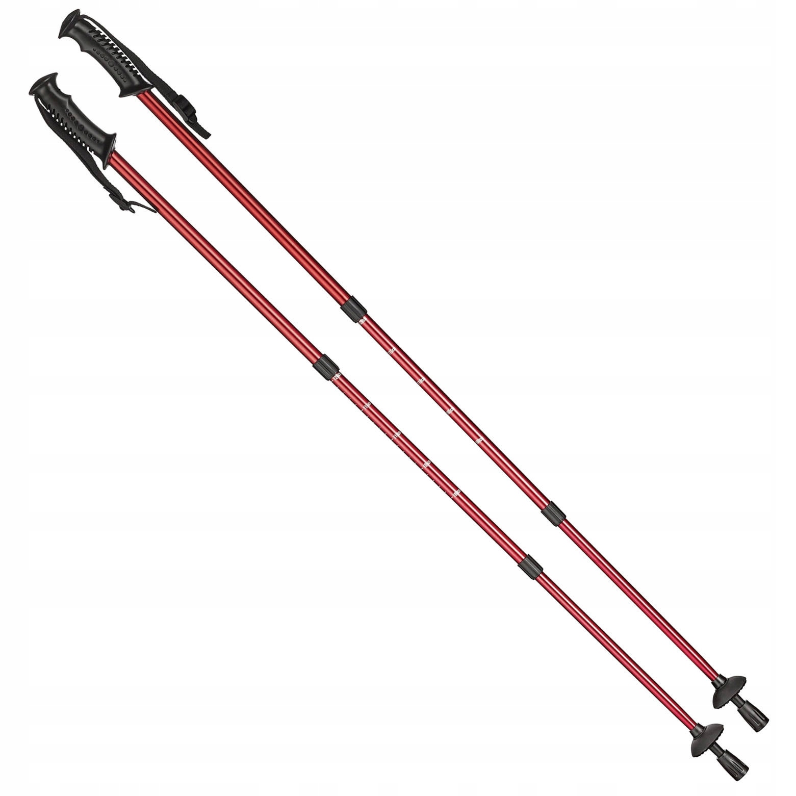Skládací Trekové Hole Hliníkové, Nastavitelná Délka 60-120 CM