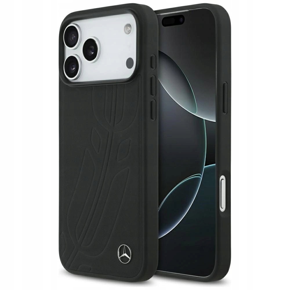 Pouzdro Mercedes Kožené Velké S Laurel Leaf MagSafe pro iPhone 17 Pro Max